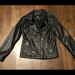 Faux Leather Jacket
